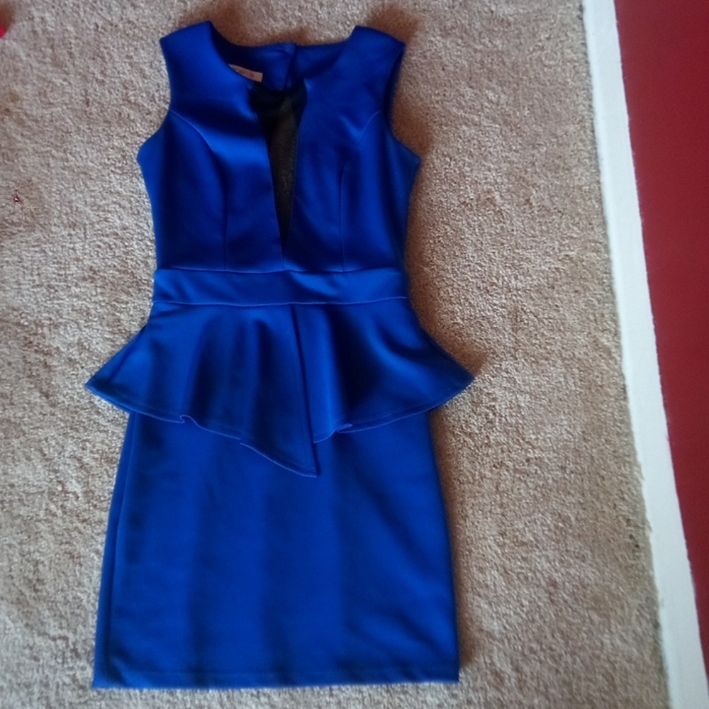 Arden B peplum waist dress RN 78749